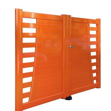 portail en bois